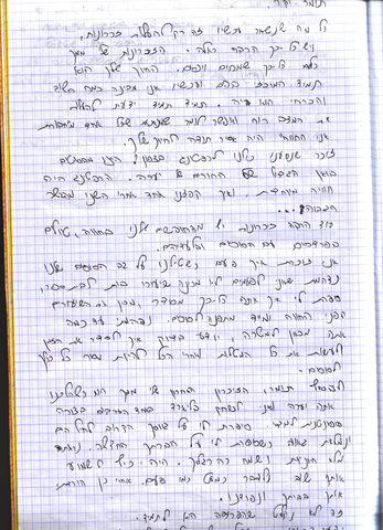 דף 19 מתוך היומן